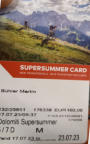 Dolomiti Supersummer Card