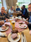 Leberkäs-Frühstück bei Alfons' Schwager in Rottach
